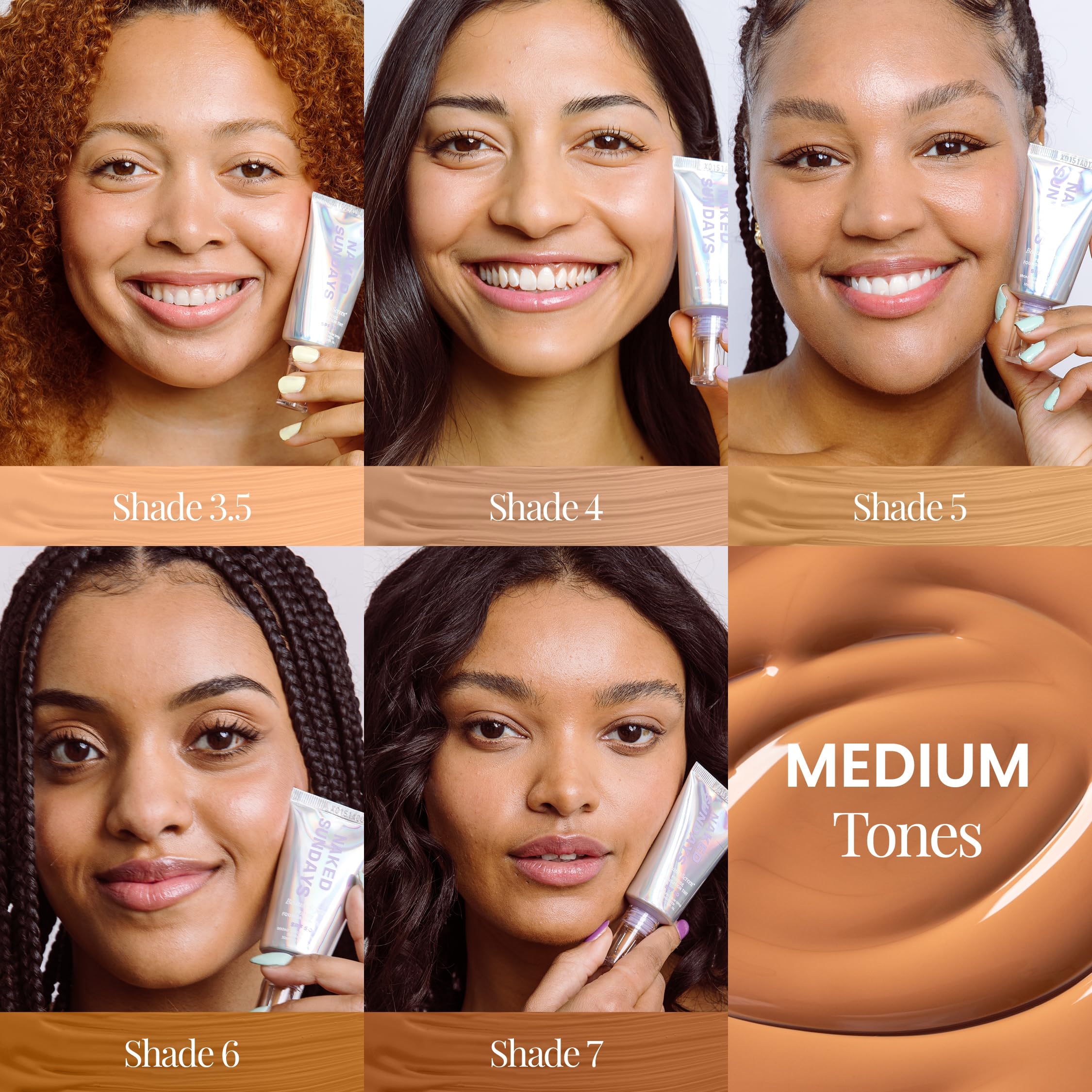 Amazon.com : Naked Sundays BeautyScreen™ SPF 50 Mineral Peptide